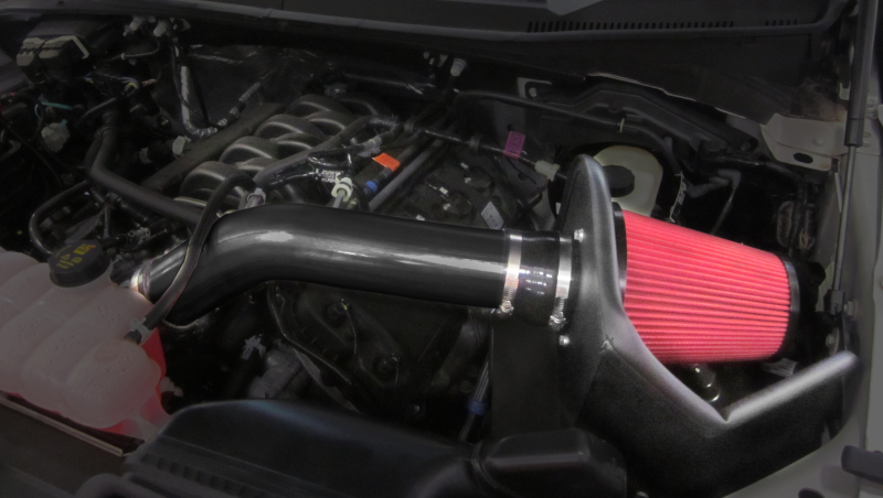 Ford F-150 Performance Air Intake - CORSA Performance - APEX Series with DryTech 3D Dry Filter - Matte Black - `15-`18